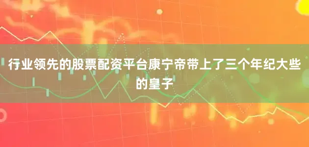 行业领先的股票配资平台康宁帝带上了三个年纪大些的皇子